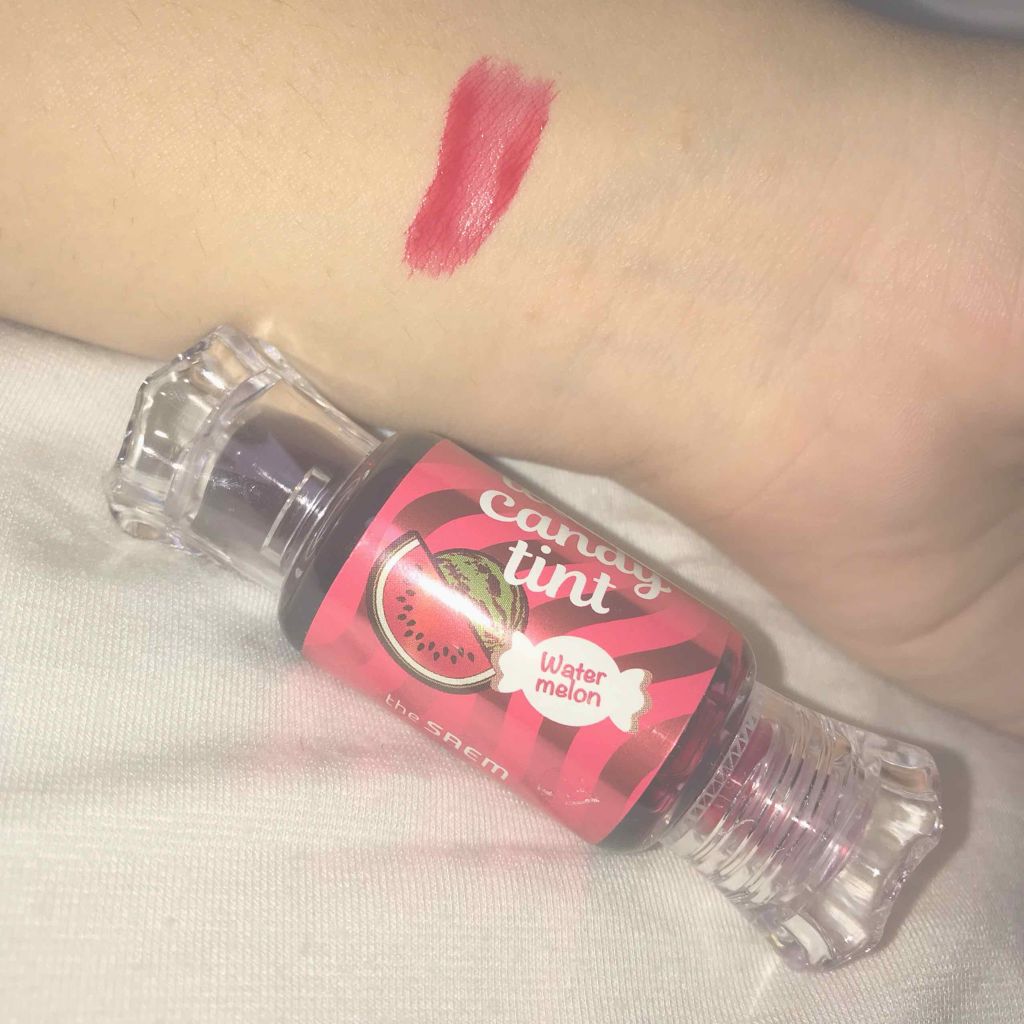 ウォーター キャンディー ティント/the SAEM/リップティントを使ったクチコミ(2枚目)