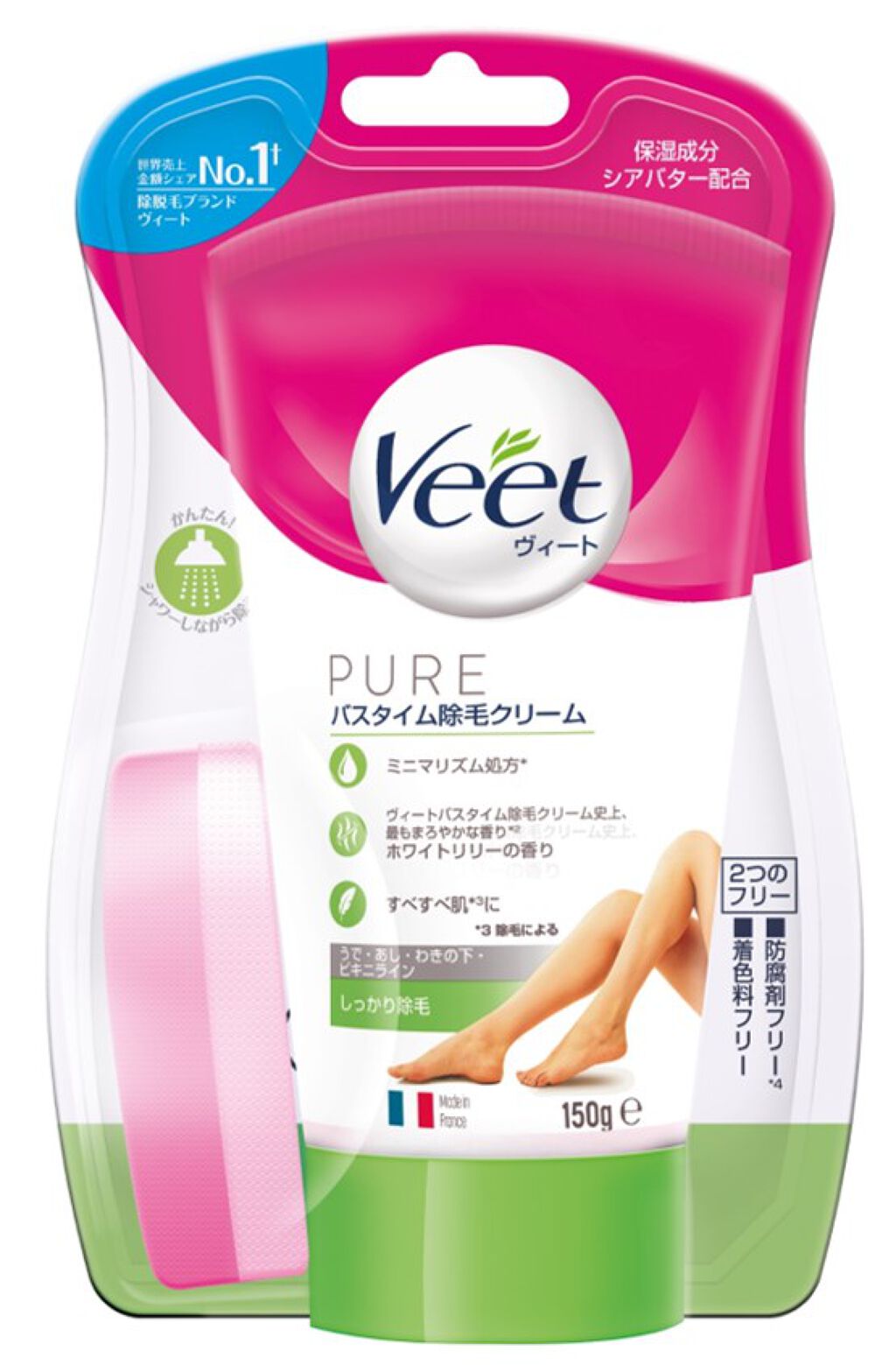 ヴィート PURE バスタイム除毛クリーム しっかり除毛 Veet