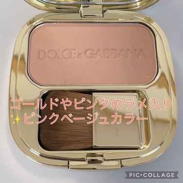 ブラッシュオブローズ ルミナスチークカラー 110/DOLCE&GABBANA BEAUTY/パウダーチークを使ったクチコミ（3枚目）