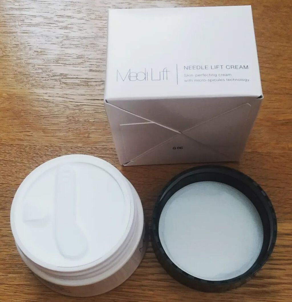 メディリフト ニードルリフトクリーム/YA-MAN TOKYO JAPAN/フェイスクリームを使ったクチコミ（2枚目）