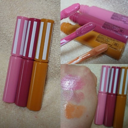 カラーリキッド 01ピンク/CandyDoll/リキッドチークを使ったクチコミ(2枚目)