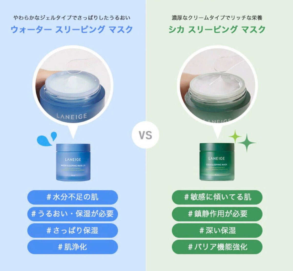 ウォータースリーピングパック/LANEIGE/フェイスクリームを使ったクチコミ(3枚目)