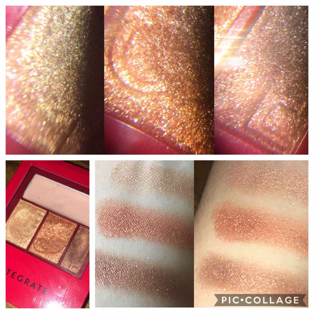 アクセントカラーアイズ CC/インテグレート/アイシャドウパレットを使ったクチコミ（3枚目）