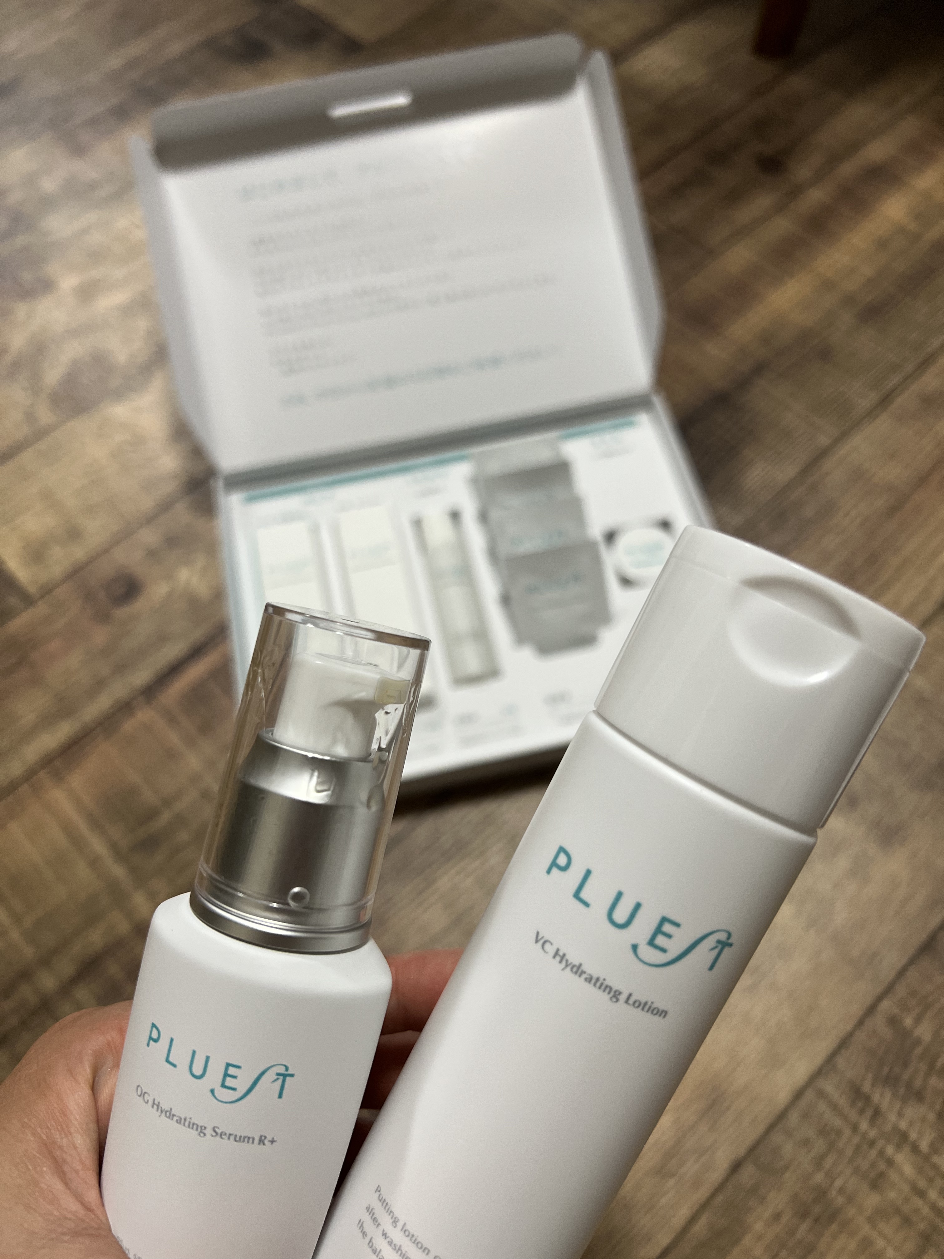 集中トライアル 3点セット/PLUEST/スキンケアキットを使ったクチコミ（1枚目）