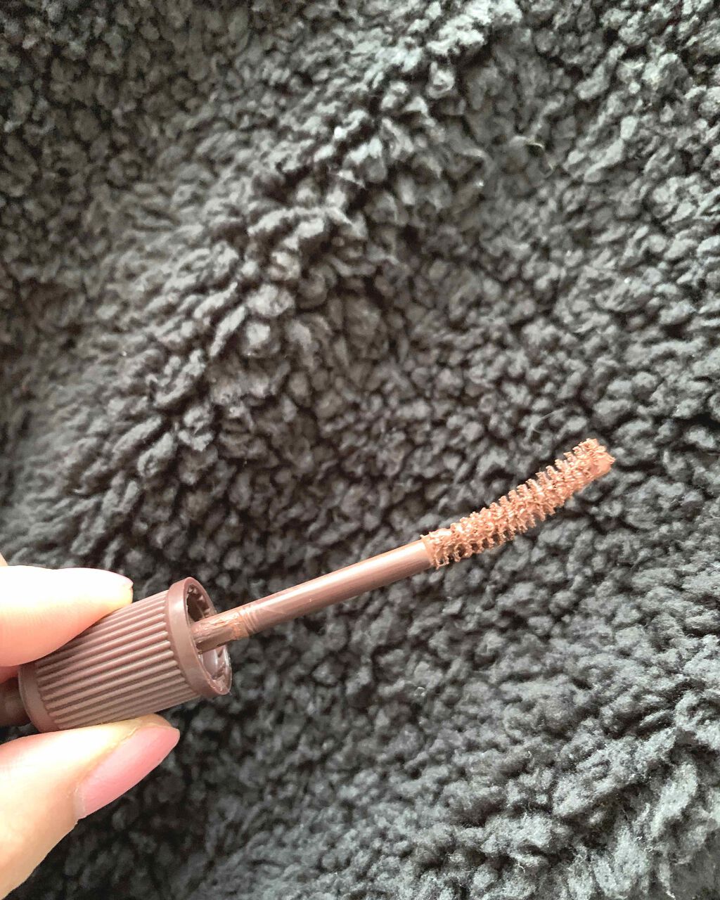 ピンク モーメント インク カラー カラ 09 PINK TEA BROWN/PERIPERA/マスカラを使ったクチコミ（3枚目）