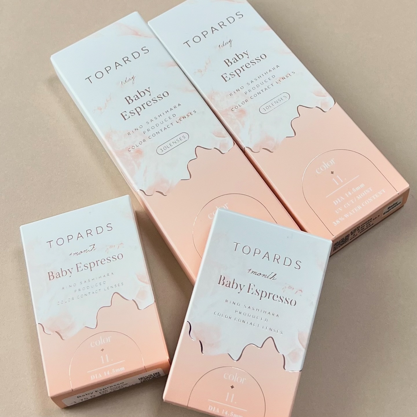 TOPARDS 1month ベイビーエスプレッソ/TOPARDS/１ヶ月（１MONTH）カラコンを使ったクチコミ（2枚目）