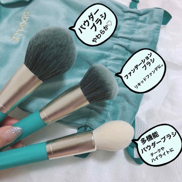 SIXPLUS SIXPLUS 八角メイクブラシ7本セット—Inspiration シリーズのクチコミ「SIXPLAS [ 7Pics Unique Make Up Brush Set ]﻿
﻿
﻿.....」（3枚目）