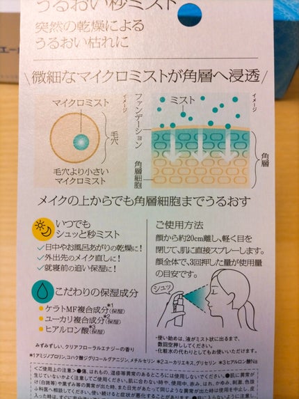 うるおい秒ミスト/SOFINA iP/ミスト状化粧水を使ったクチコミ(2枚目)