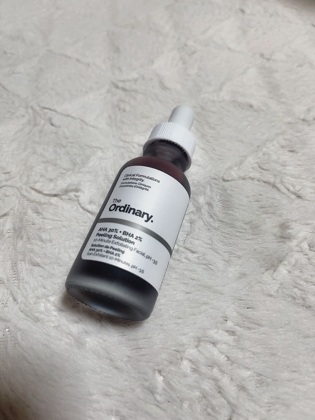 AHA 30% + BHA 2% Peeling Solution/The Ordinary/ピーリングを使ったクチコミ（1枚目）
