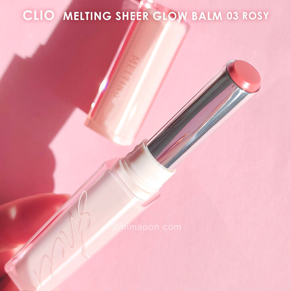 メルティング シアー グロウ バーム/CLIO/リップケアを使ったクチコミ(4枚目)