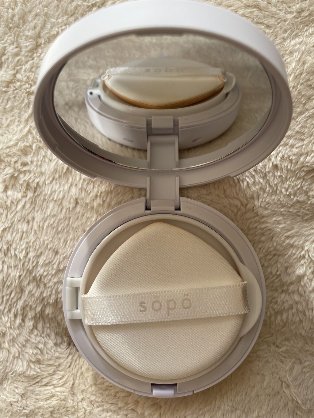 クッションファンデ/sopo/クッションファンデーションを使ったクチコミ（3枚目）