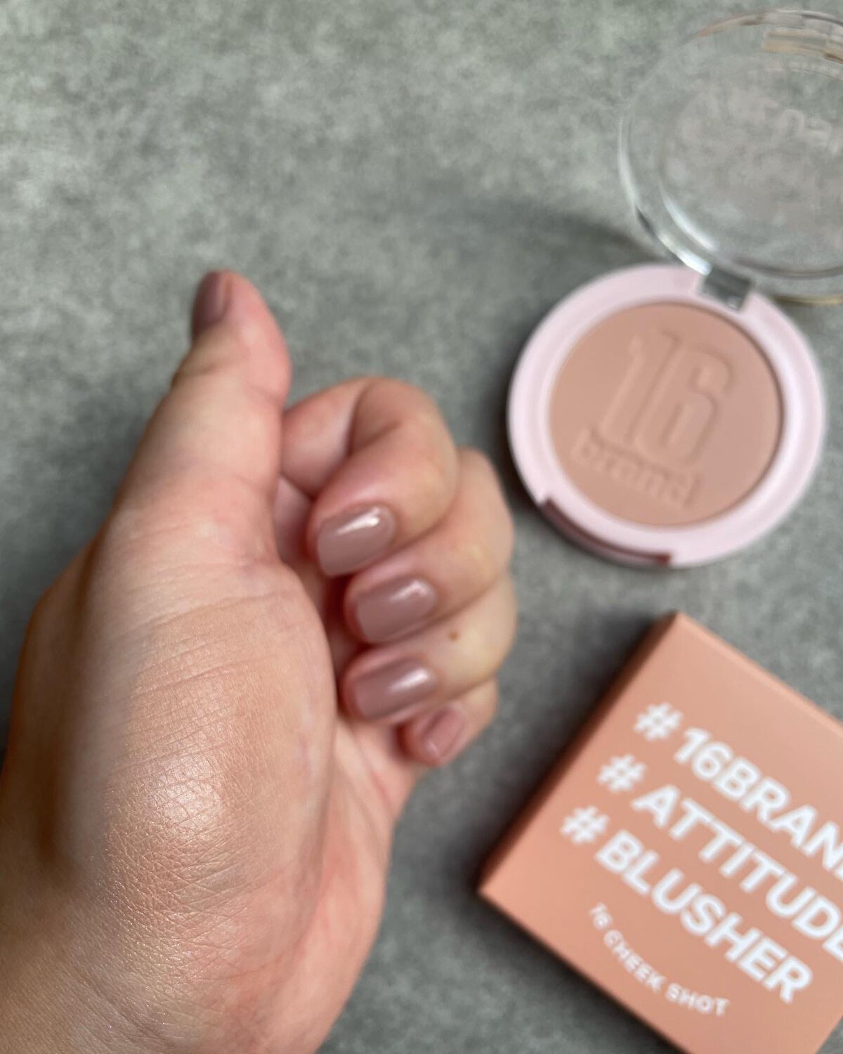 16 CHEEK SHOT/16BRAND/パウダーチークを使ったクチコミ（3枚目）