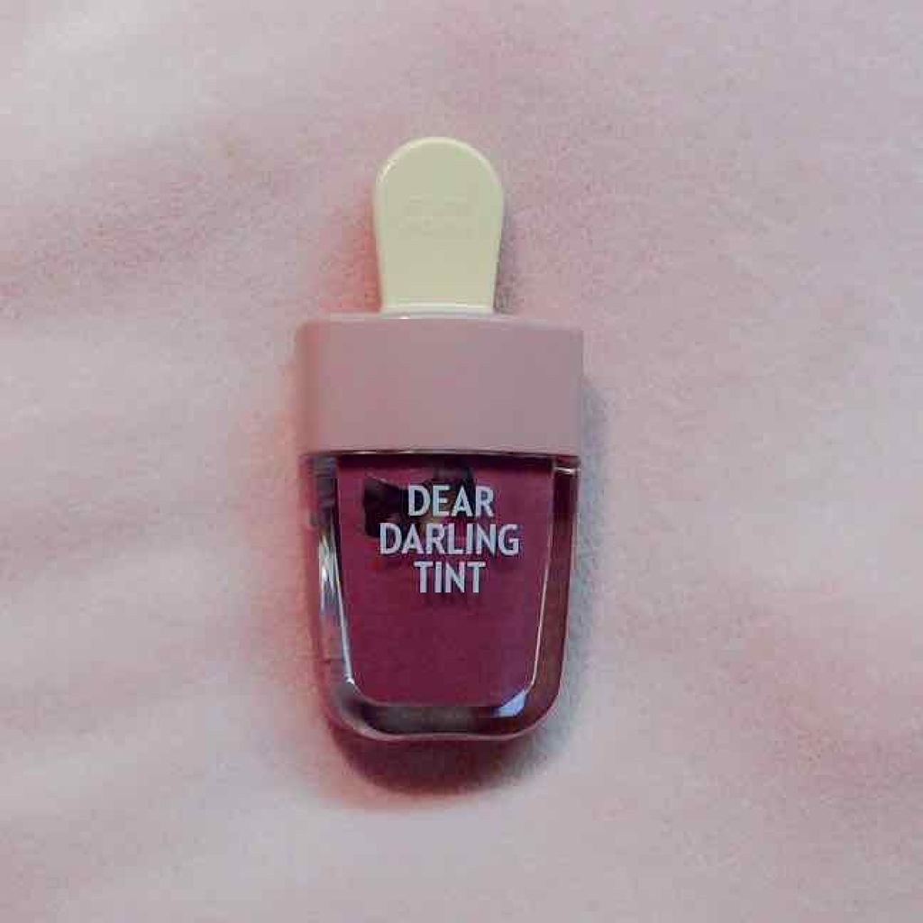 ディアダーリン ウォータージェルティント （アイスティント）/ETUDE/口紅を使ったクチコミ（2枚目）