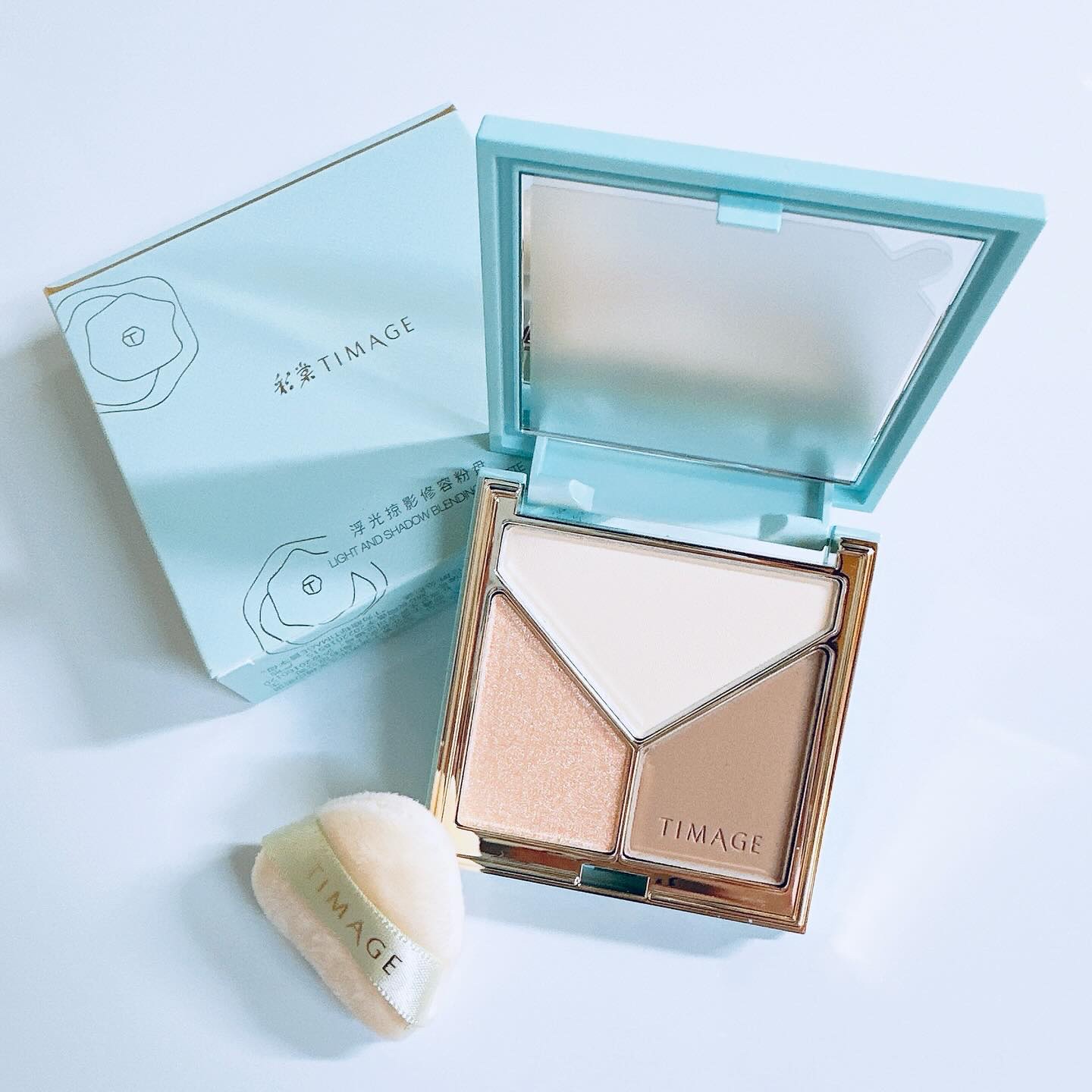 ハイライトシェーディングパレット/TIMAGE/パウダーハイライトを使ったクチコミ（2枚目）