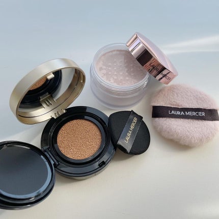 トランスルーセント ルース セッティング パウダー トーンアップ ローズ/ローラ メルシエ/ルースパウダーを使ったクチコミ(2枚目)