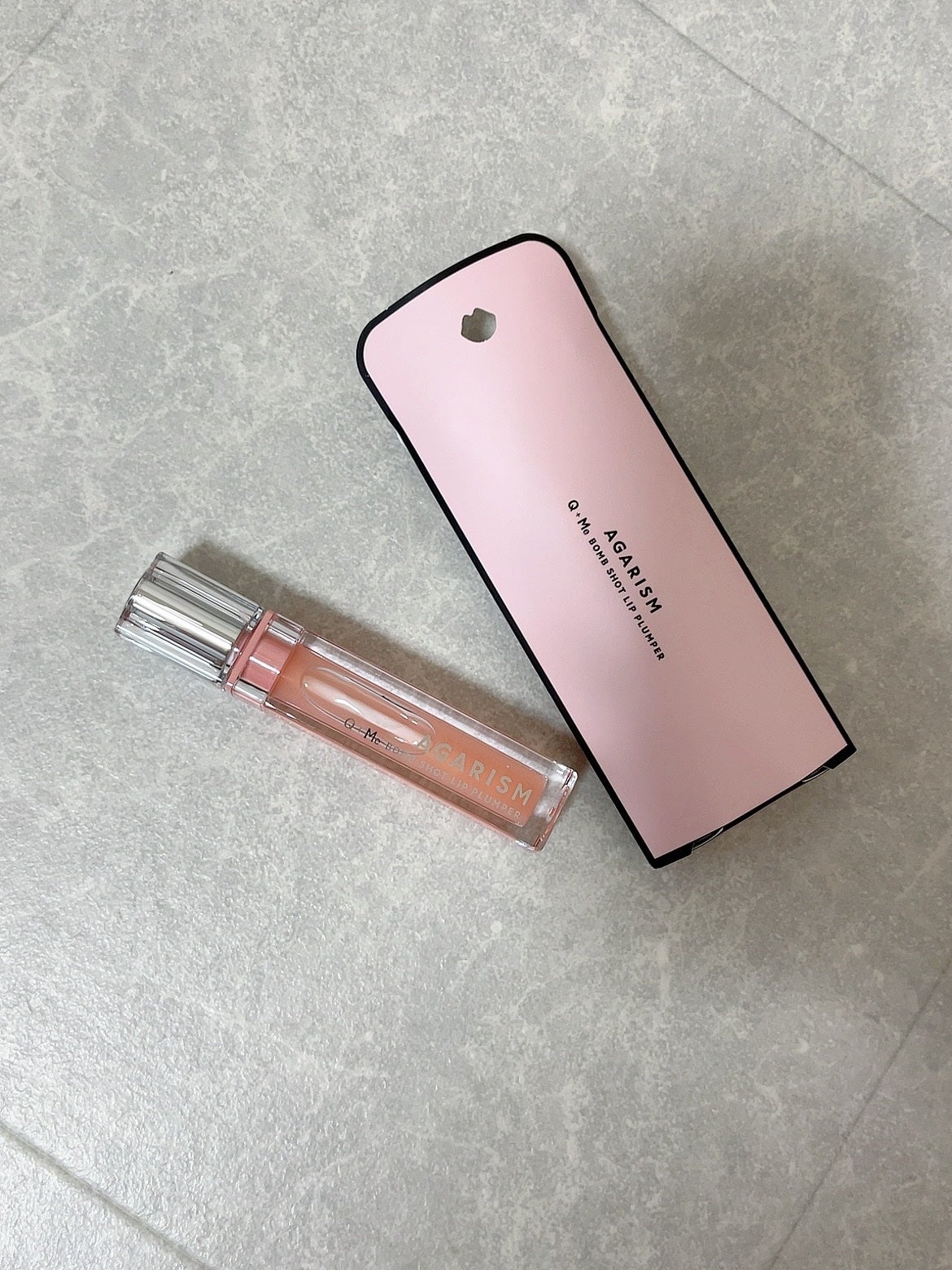 キューミ―ボムショットリッププランパー/AGARISM/リッププランパーを使ったクチコミ(4枚目)