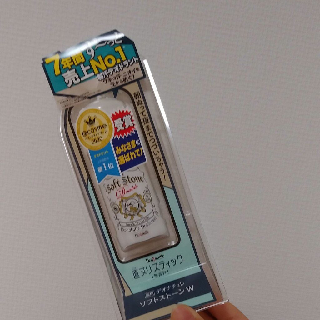 薬用ソフトストーンW/デオナチュレ/デオドラント・制汗剤を使ったクチコミ(1枚目)