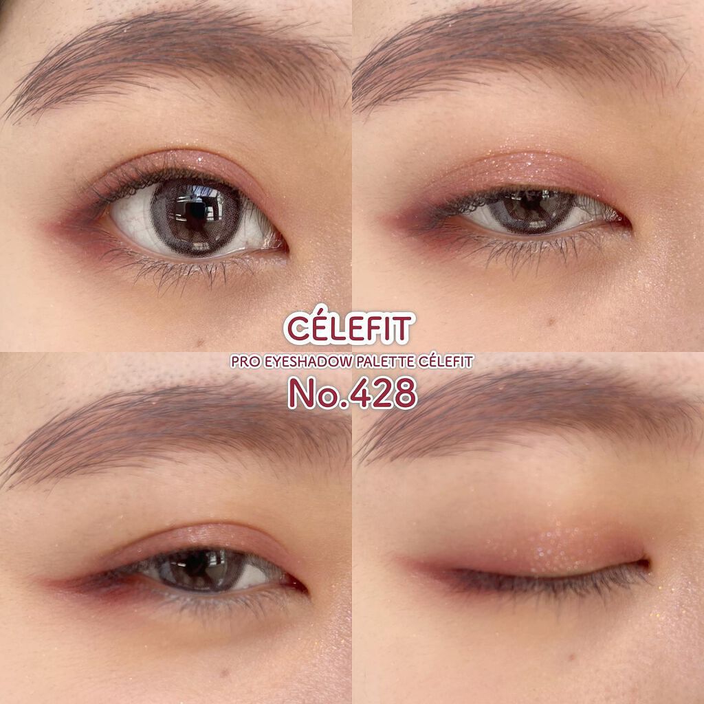 プロアイシャドウパレットセシル/CELEFIT/アイシャドウパレットを使ったクチコミ（3枚目）