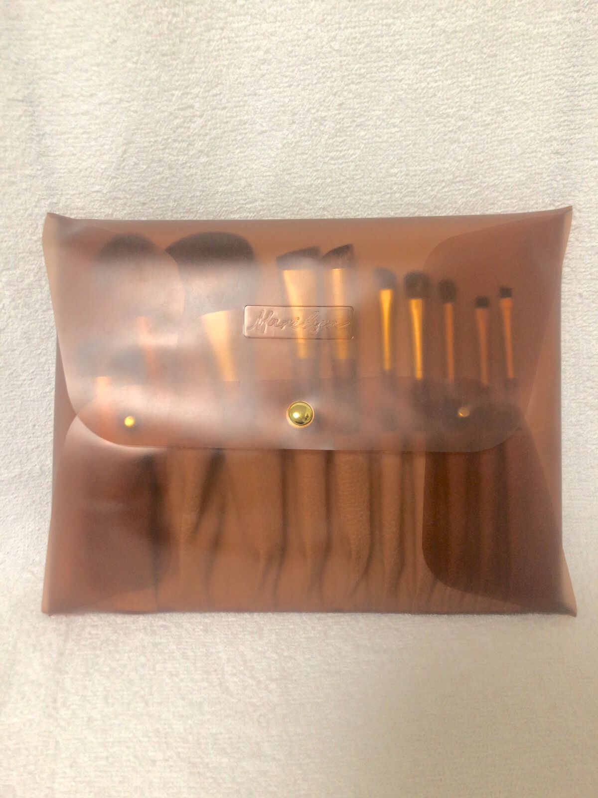 SIXPLUS X MARILYN 10本メイクアップブラシセット/SIXPLUS/メイクブラシを使ったクチコミ（3枚目）