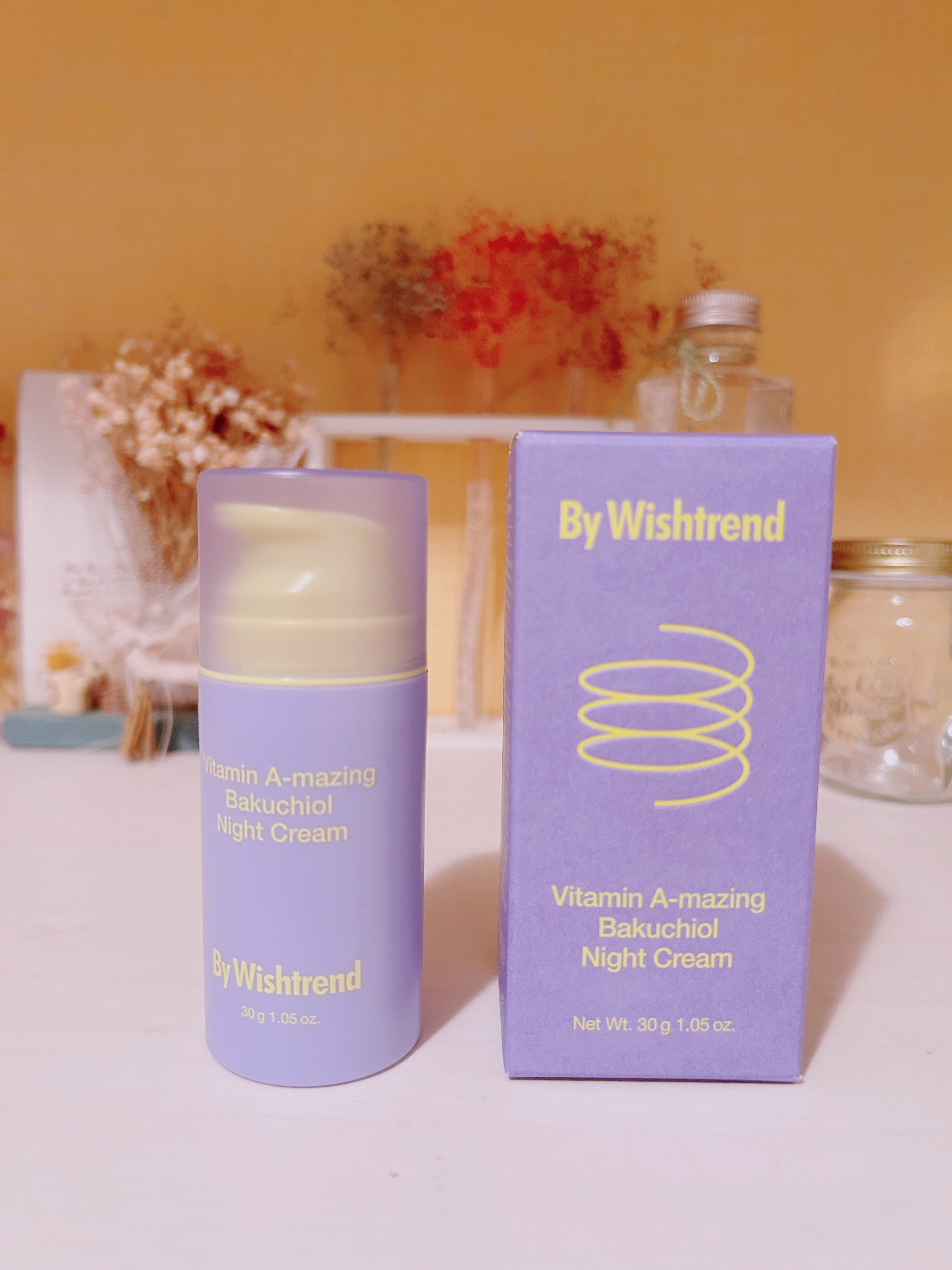 ビタミンA-mazingバクチオールナイトクリーム/By Wishtrend/フェイスクリームを使ったクチコミ（1枚目）