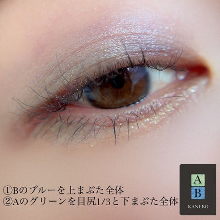 カネボウ アイカラーデュオ/KANEBO/アイシャドウパレットを使ったクチコミ(2枚目)