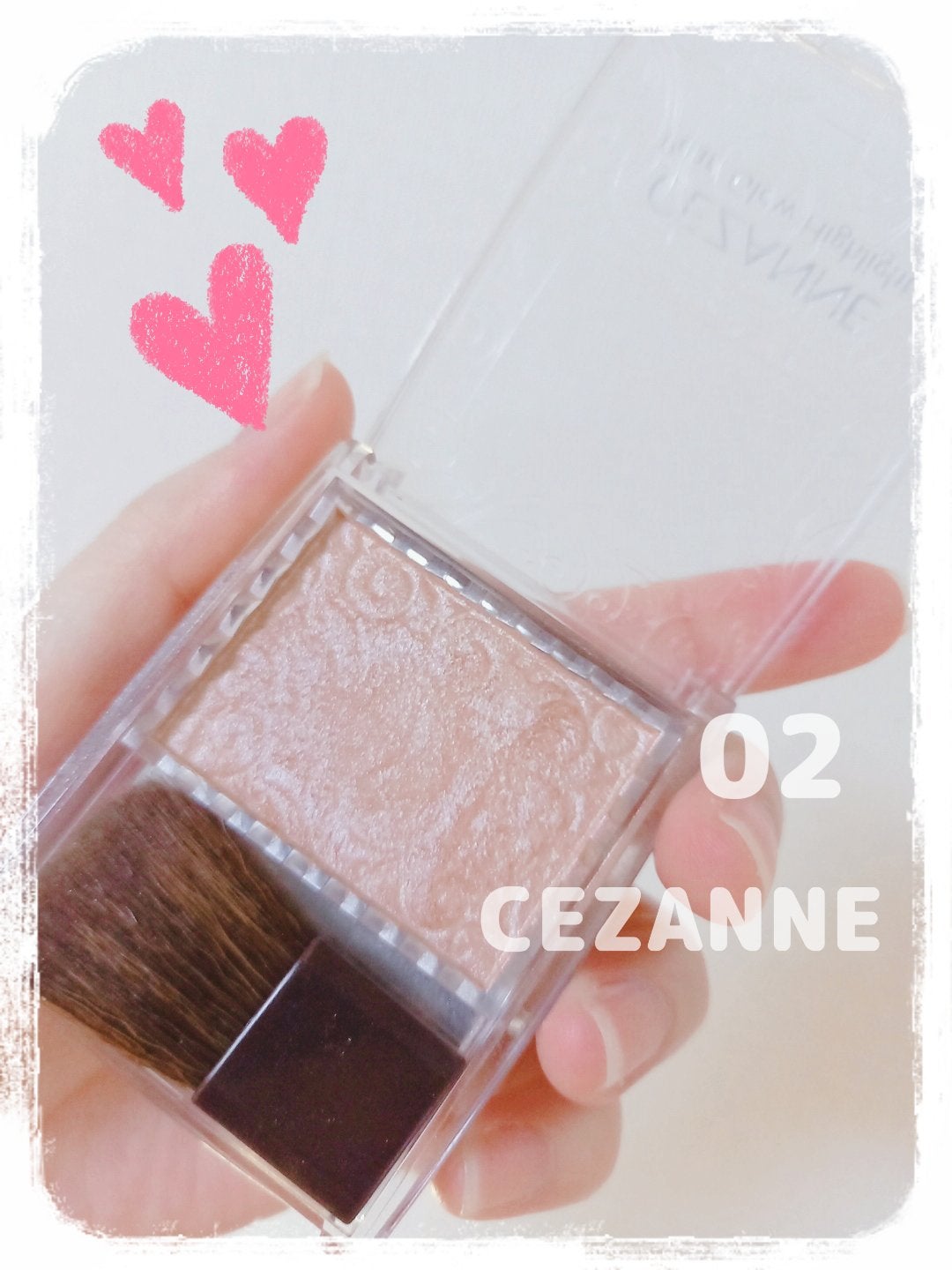 パールグロウハイライト/CEZANNE/パウダーハイライトを使ったクチコミ(1枚目)