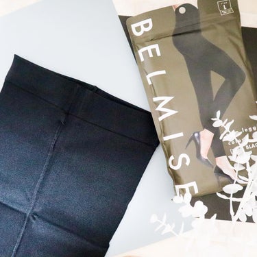 BELMISE スリムレギンス color+のクチコミ「BELMISE slim leggings color + をお試しさせて

いただきましたの.....」（3枚目）