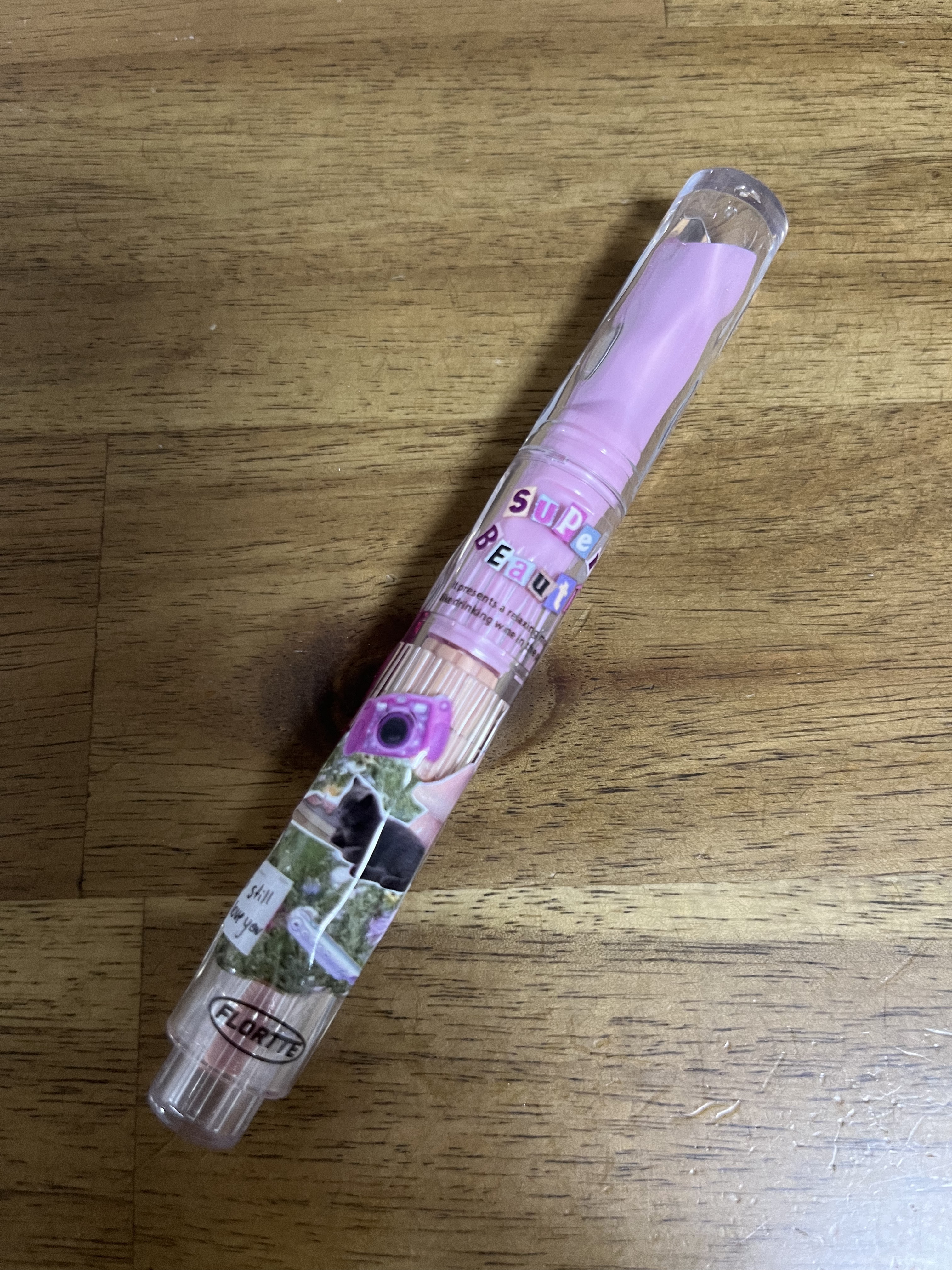 フロレット メルティーハート スティックグロス 01 チェリーブロッサム/FLORTTE/口紅を使ったクチコミ（1枚目）