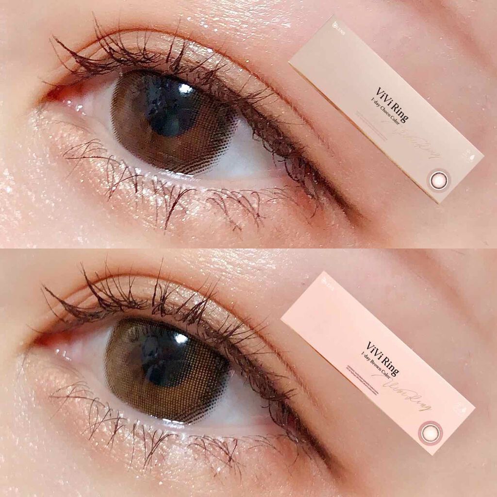 ViVi Ring 1Month/OLENS/カラーコンタクトレンズを使ったクチコミ（1枚目）