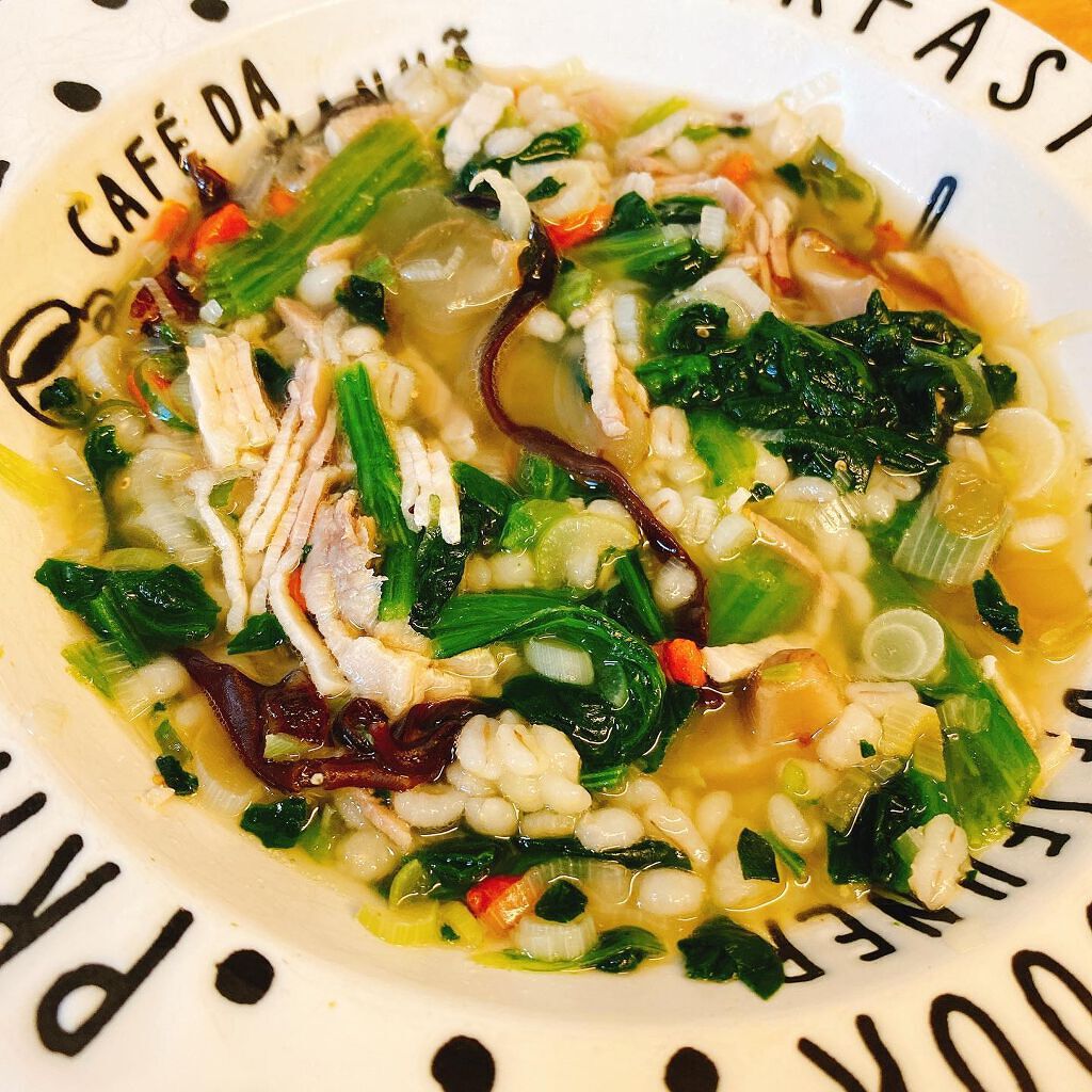 もち麦スープ/ラコックマルシェ/低糖質食品を使ったクチコミ(5枚目)