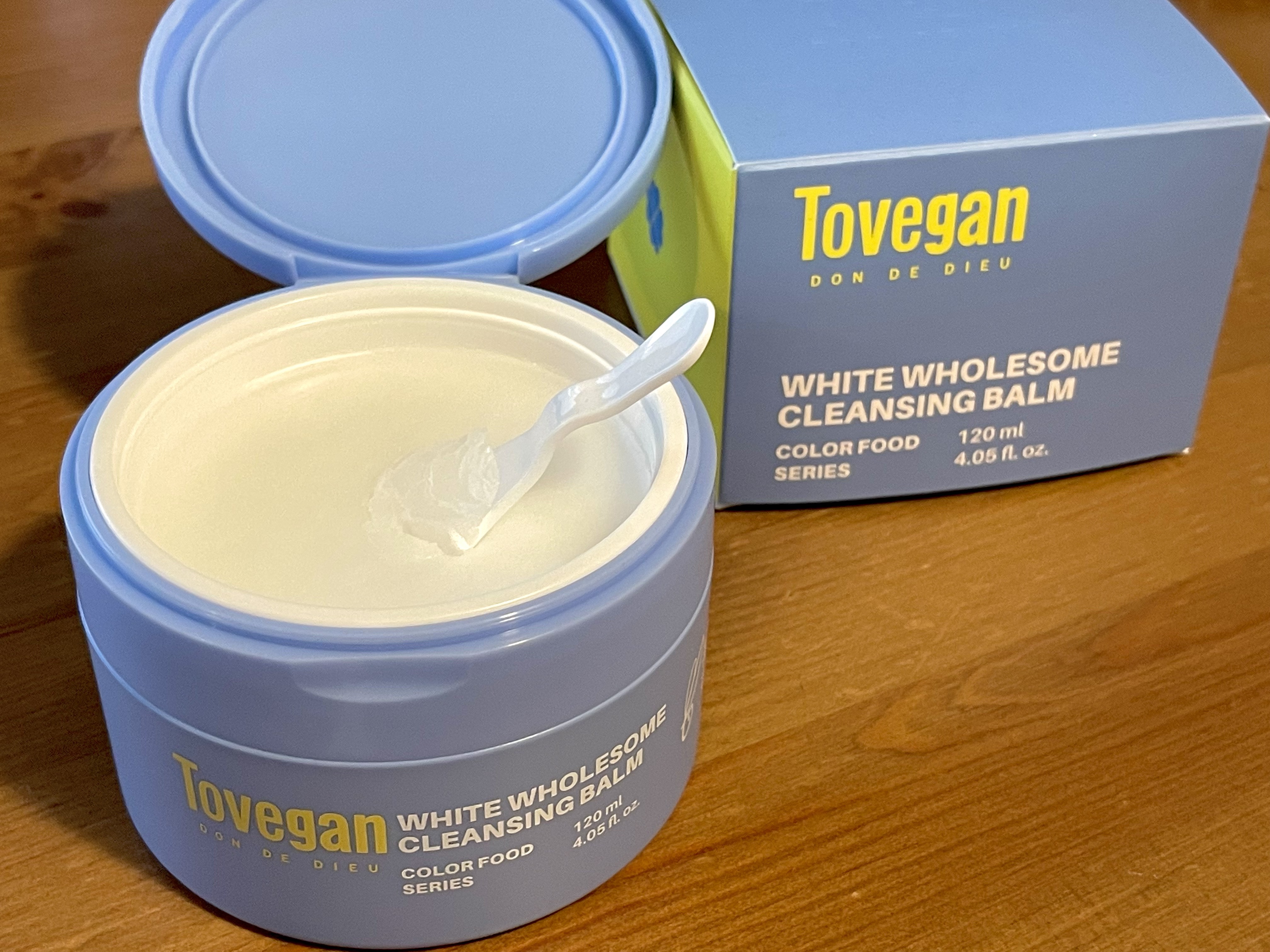 カラーフードシリーズホワイトホールサムクレンジングバーム/Tovegan/クレンジングバームを使ったクチコミ（2枚目）