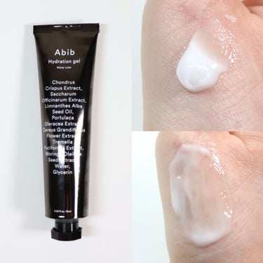 Abib  HYDRATION GEL WATER TUBEのクチコミ「【✨肌の内側までしっとり🥰水分クリーム2種レビュー 】
-------------------.....」（2枚目）