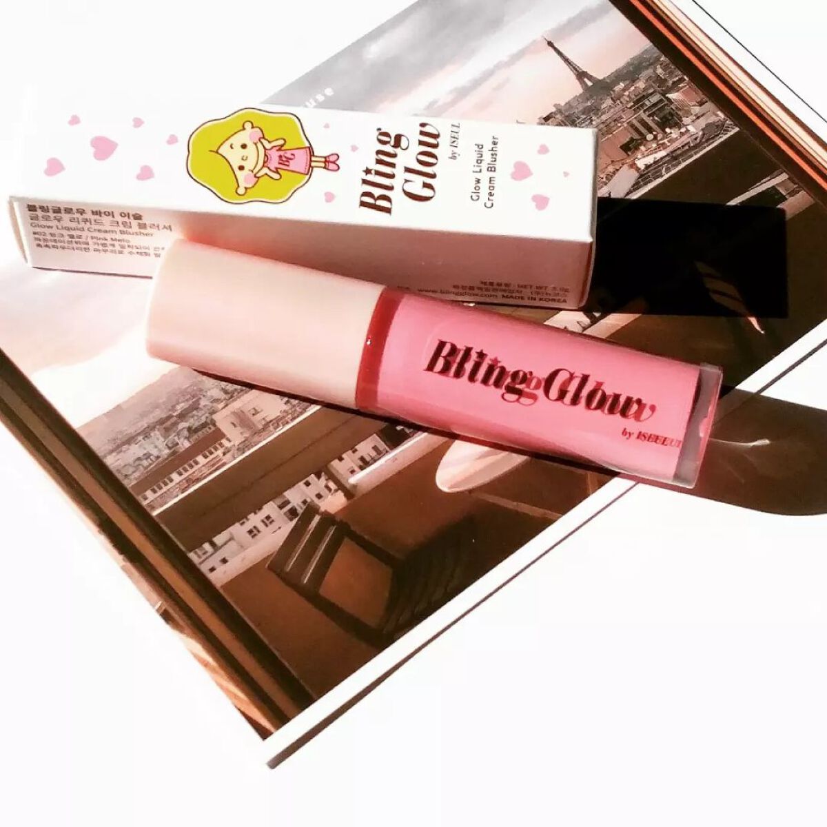 グローリキッドクリームチーク/BLING GLOW/リキッドチークを使ったクチコミ（3枚目）