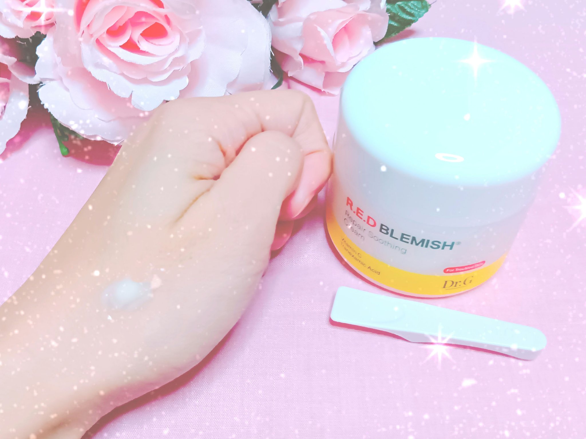 レッドブレミッシュ リペアスージングクリーム/Dr.G/フェイスクリームを使ったクチコミ（3枚目）