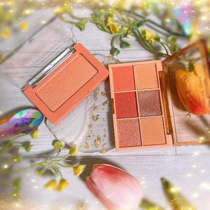 シャインアイシャドウパレット 03 グローリーピーチ/BabyBright/アイシャドウパレットを使ったクチコミ(2枚目)