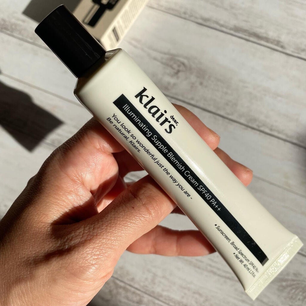 イルミネーティングサプルブレミッシュクリーム(40ml)/Klairs/化粧下地を使ったクチコミ(3枚目)