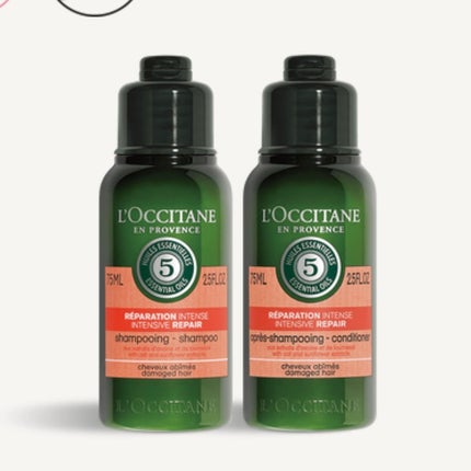 L'OCCITANE ファイブハーブスリペアリングシャンプー&コンディショナー 試してみた】ファイブハーブスリペアリングシャンプー