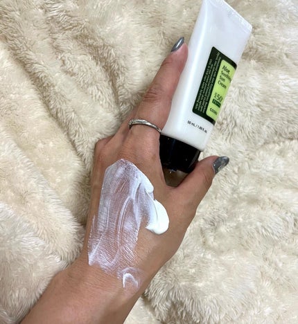アロエスージングUVクリーム SPF50+ PA+++/COSRX/日焼け止めクリームを使ったクチコミ(4枚目)