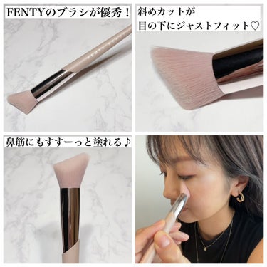 Chika🌸MAQUIAインフルエンサー on LIPS 「＼ハイライト塗るのに最高のブラシ発見❤️／..FENTYBEA..」（2枚目）