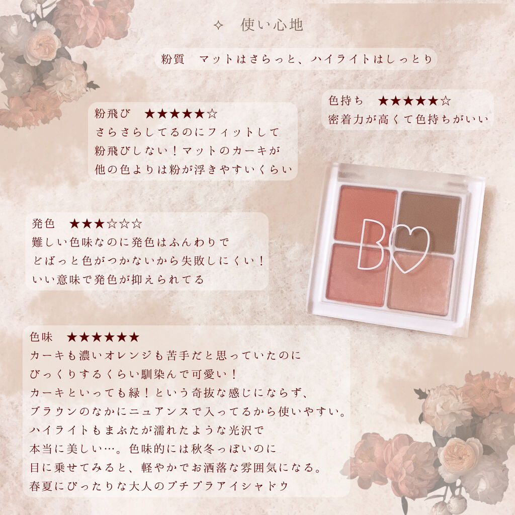 THE アイパレR/b idol/アイシャドウパレットを使ったクチコミ（3枚目）