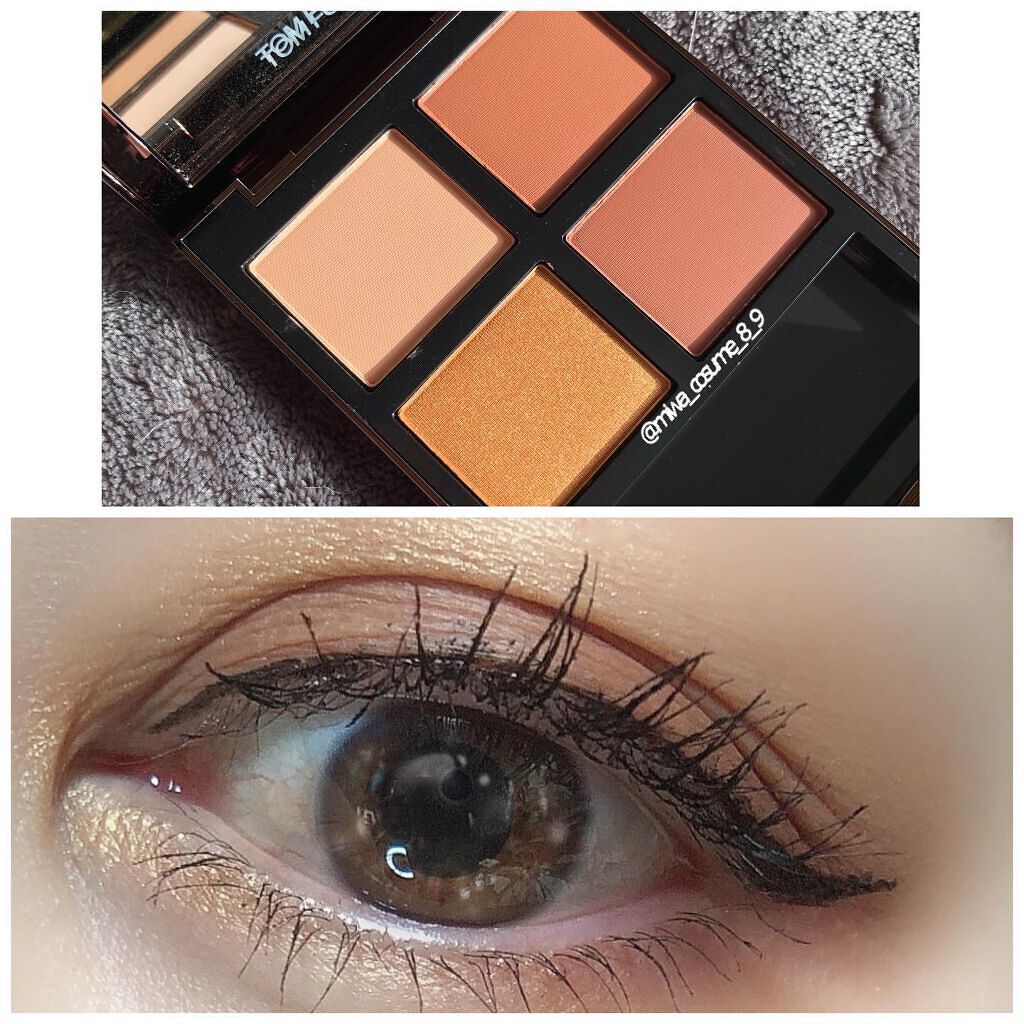 アイ カラー クォード 029 デザート フォックス/TOM FORD BEAUTY/アイシャドウパレットを使ったクチコミ（2枚目）
