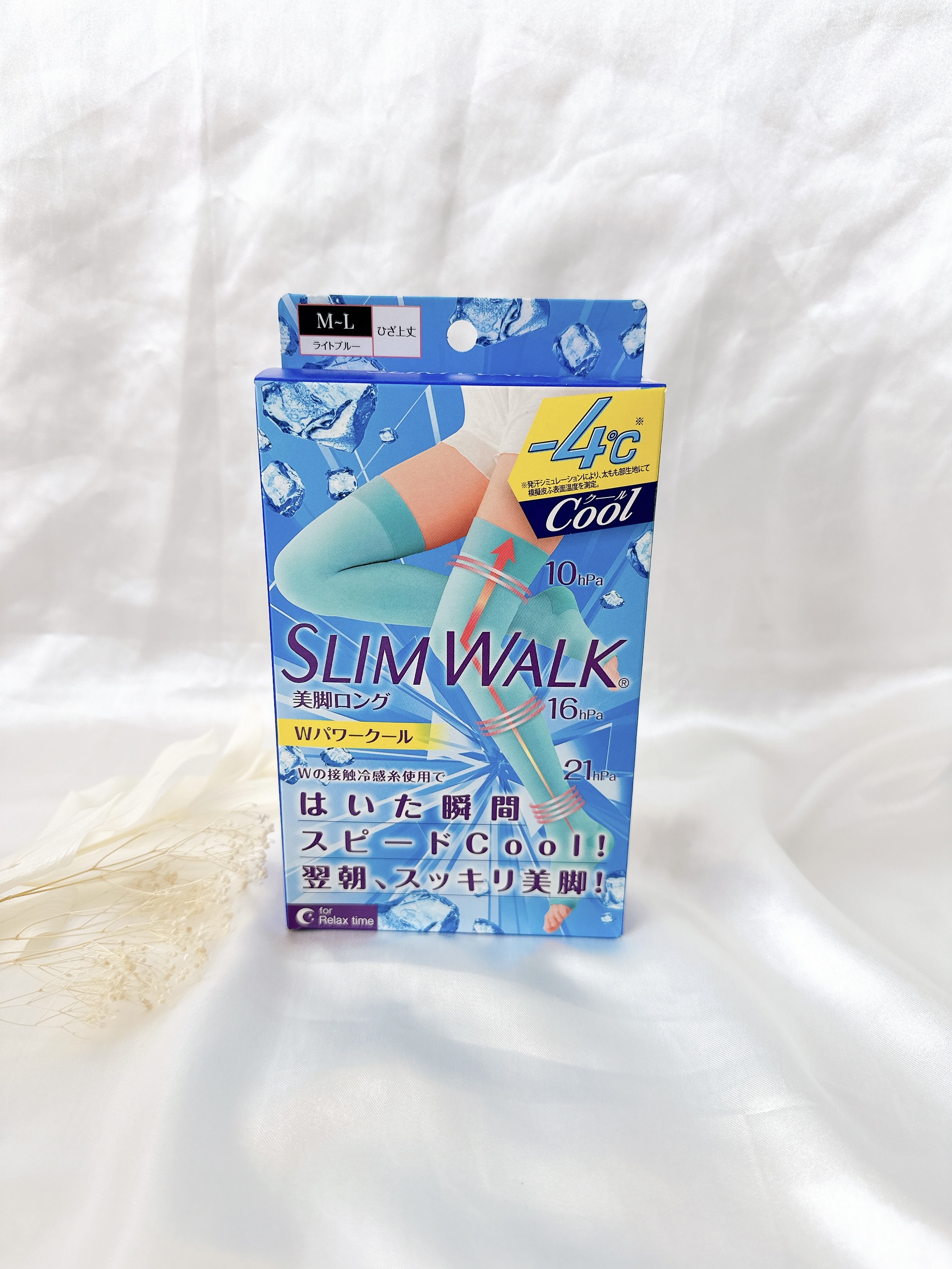 美脚ロング 朝までクール/SLIMWALK/着圧ソックス・レギンスを使ったクチコミ（2枚目）