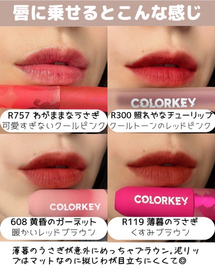 エアリーリップミラー/COLORKEY/リップグロスを使ったクチコミ(9枚目)
