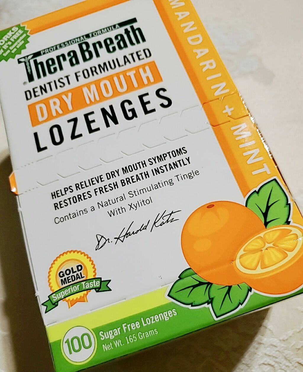 ドライマウスロゼンジ マンダリンミント/セラブレス/その他オーラルケアを使ったクチコミ（3枚目）