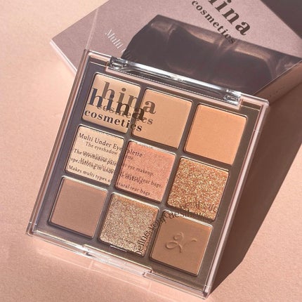 マルチアンダーアイパレット/hina cosmetics/アイシャドウパレットを使ったクチコミ(10枚目)