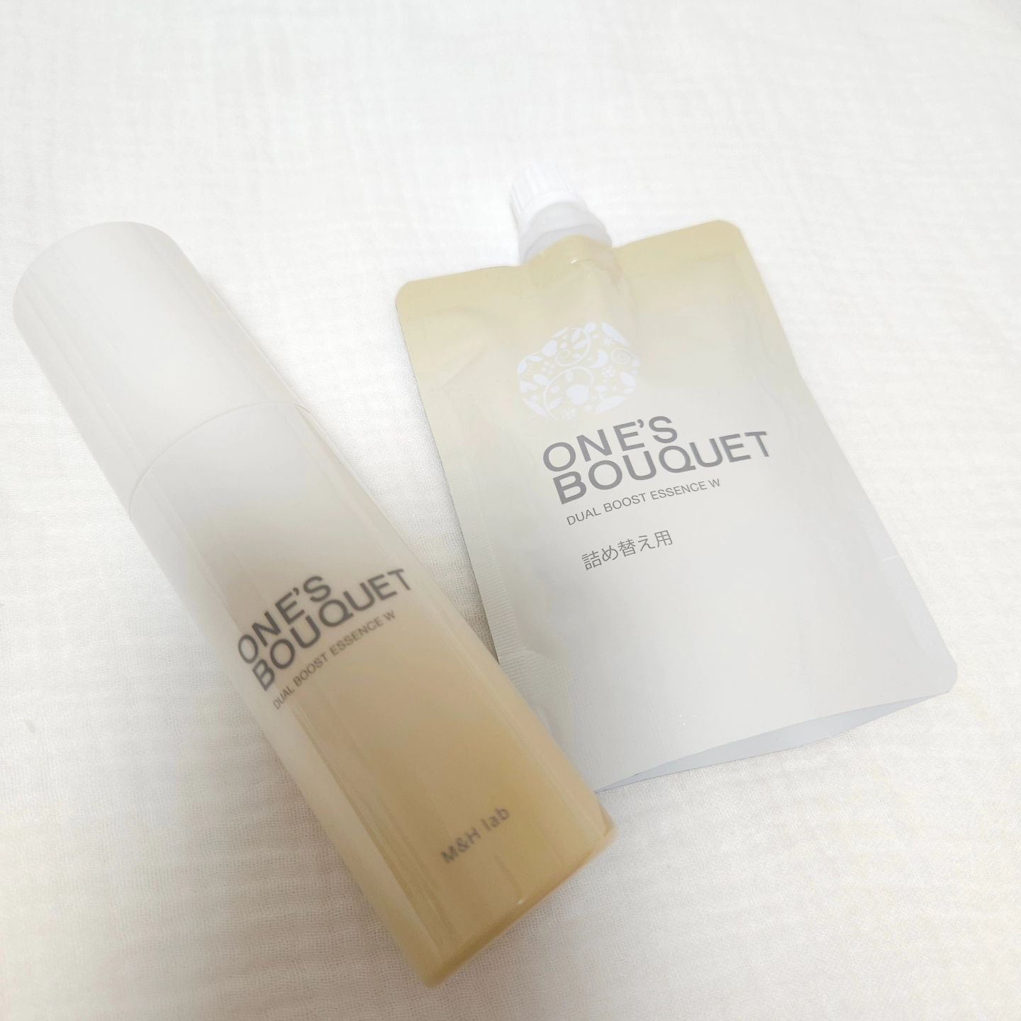 ONE’S BOUQUET（ワンズブーケ デュアルブーストエッセンス W）/M＆Hラボ/美容液を使ったクチコミ（1枚目）