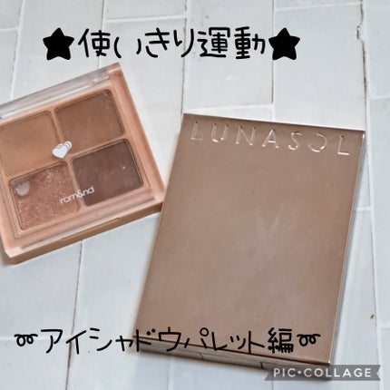 ベターザンアイズ/rom&nd/アイシャドウパレットを使ったクチコミ(1枚目)
