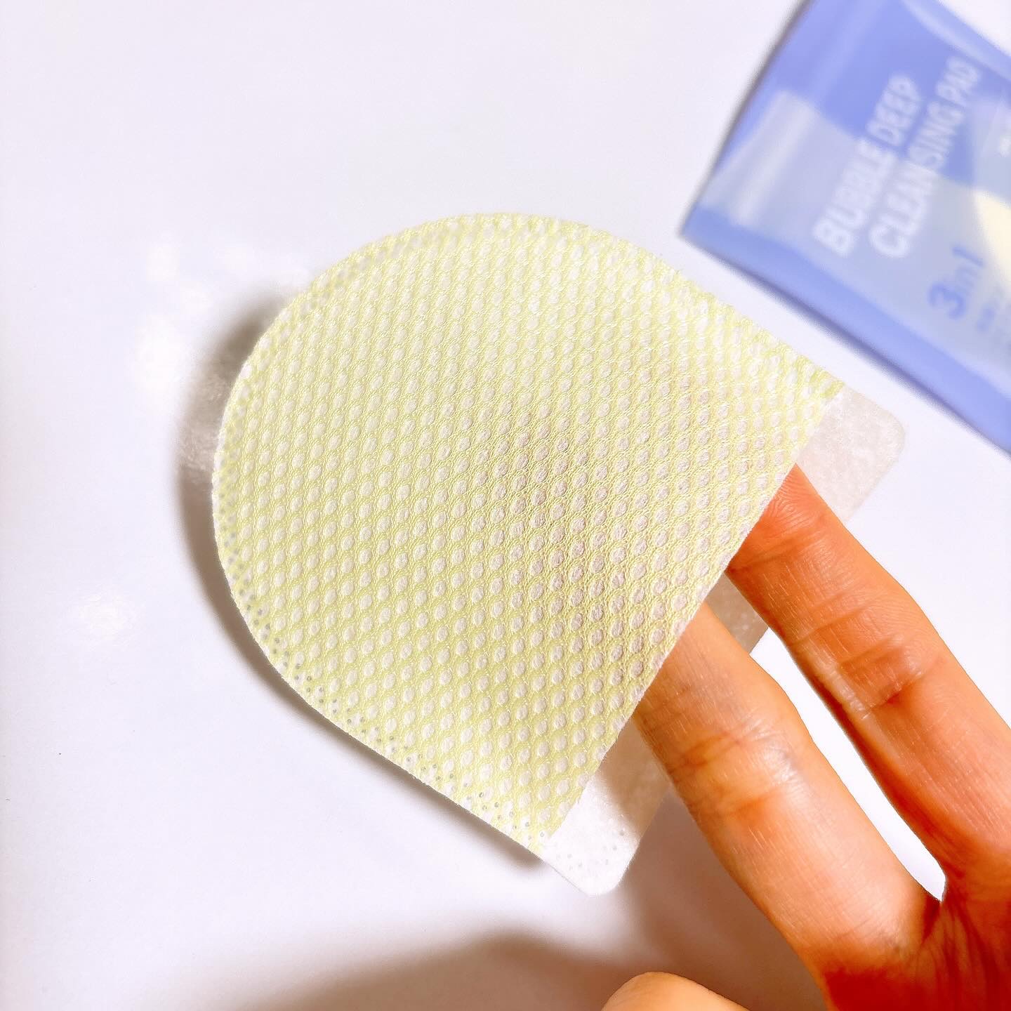 バブルクレンジングパッド/Dainy/クレンジングシートを使ったクチコミ（3枚目）