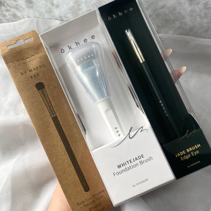 okhee 白玉ファンデーションブラシ/SOOA DOR/メイクブラシを使ったクチコミ(9枚目)