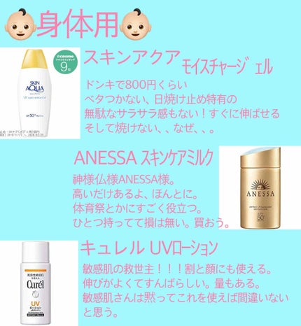 UVローション SPF50+/キュレル/日焼け止め・UVケアを使ったクチコミ(2枚目)